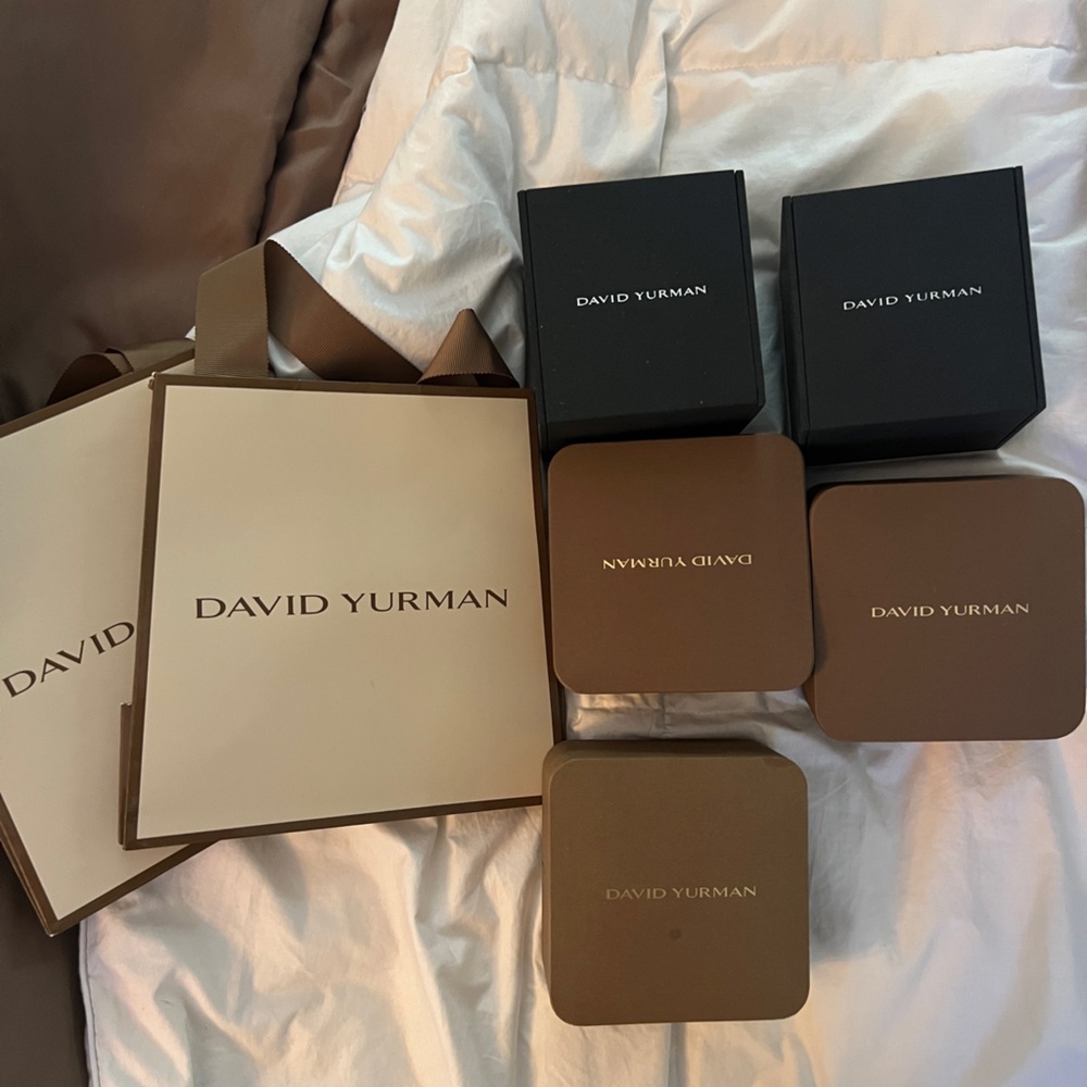 David Yurman Jewelry Boxes - Black and Brown